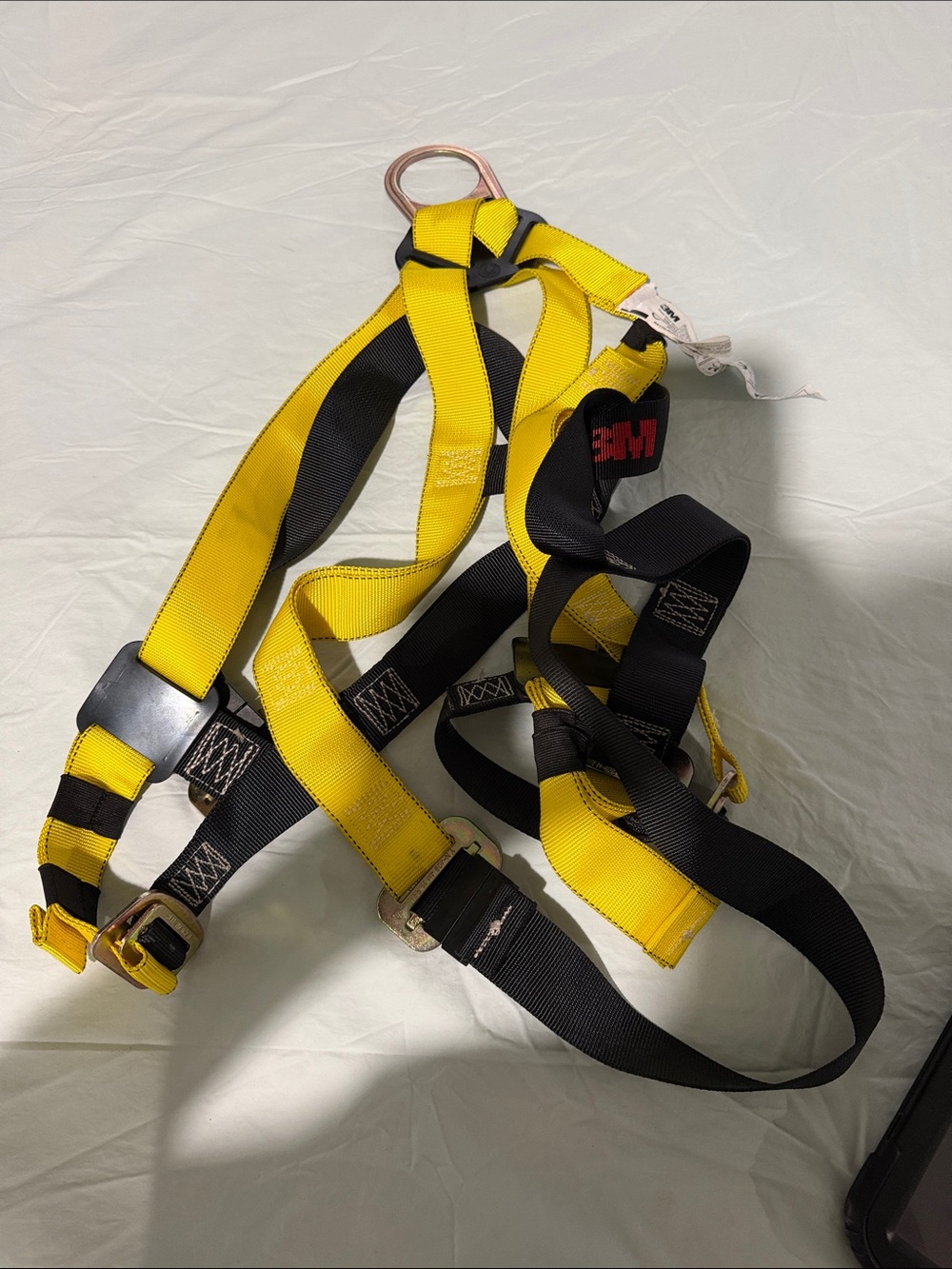 Yellow/Black Safety Harness - Full Body Fall Protection